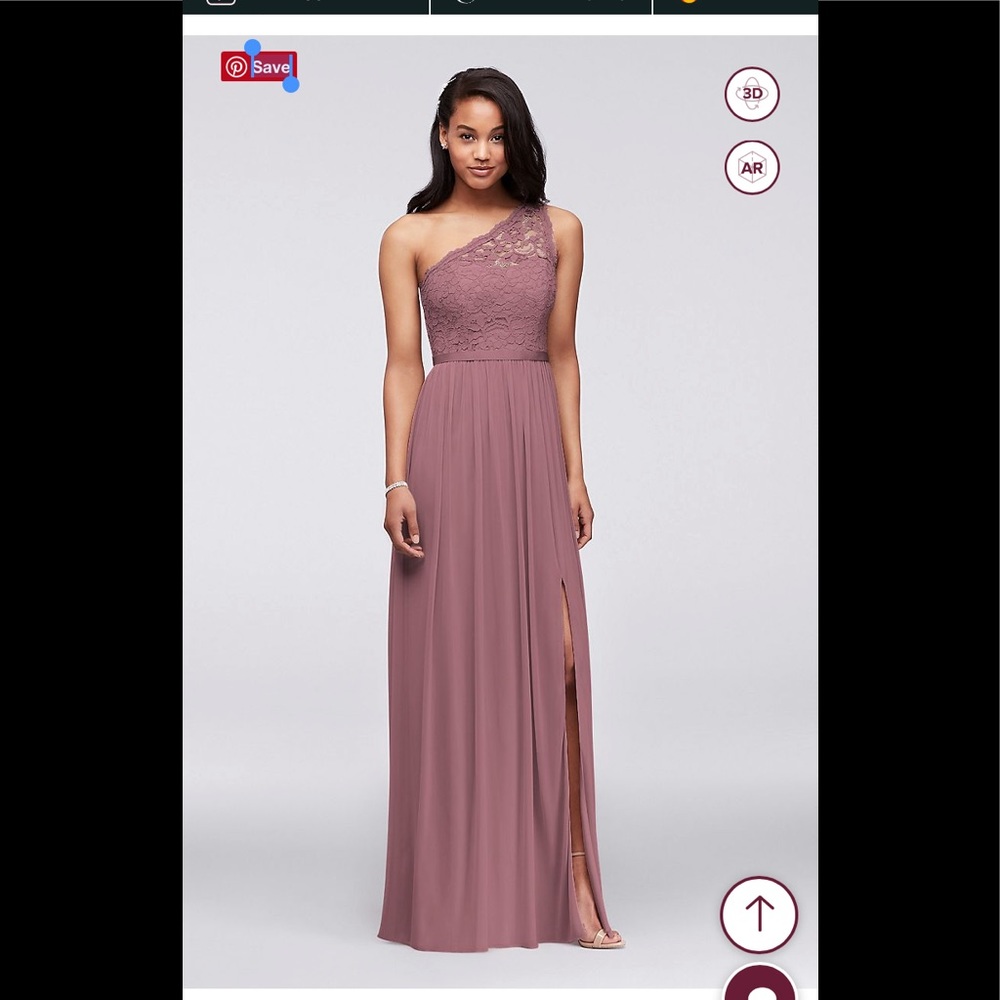 David’s Bridal bridesmaids dress.